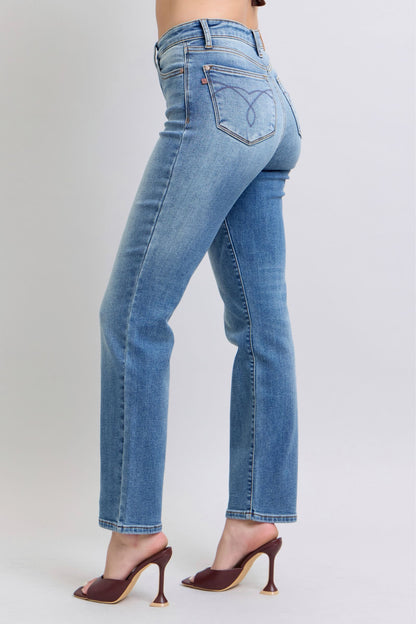 Judy Blue Full Thermal Straight Jeans (0-24w)