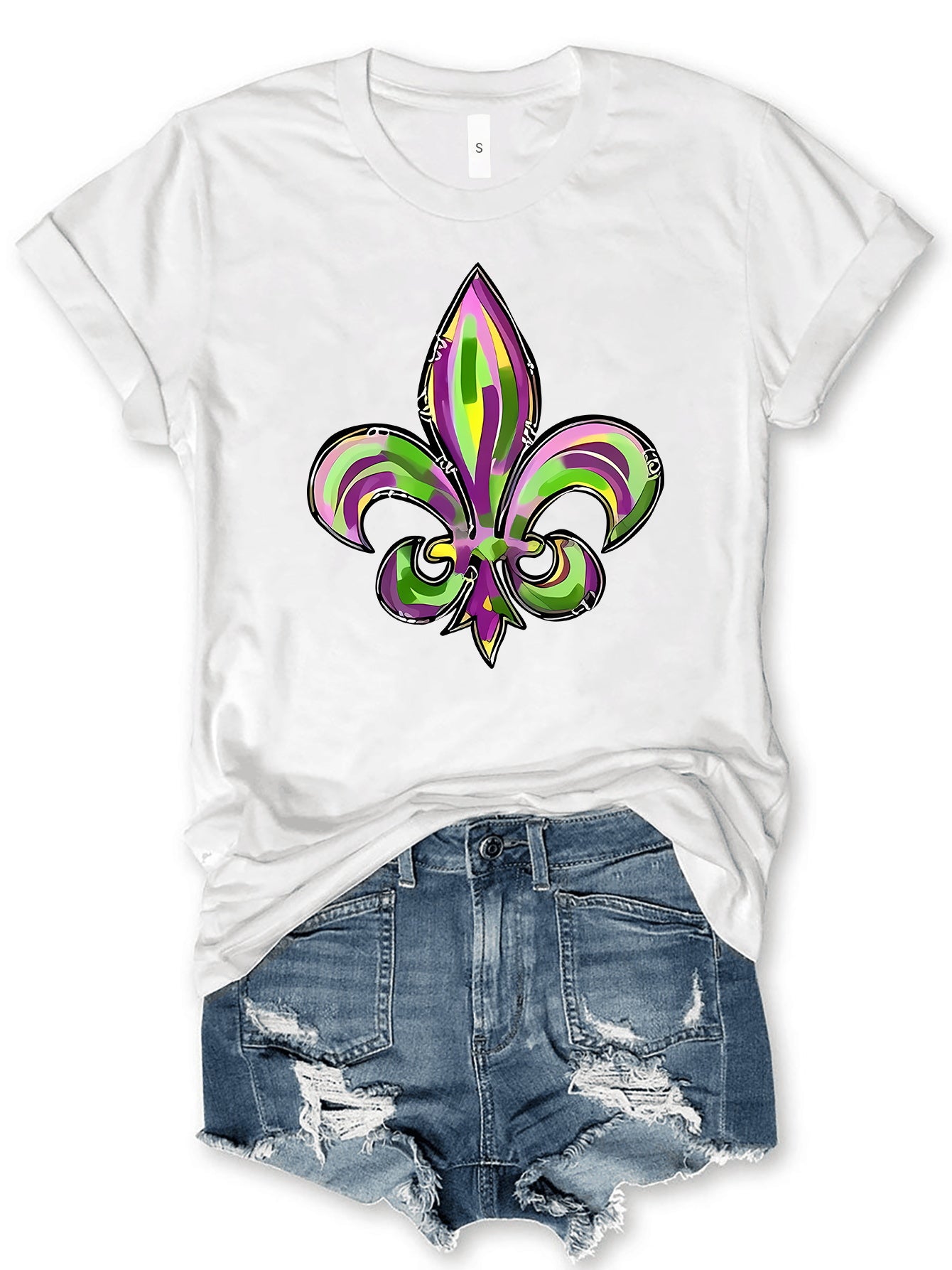 Fleur De Lis Tee (s-2xl, multiple colors)