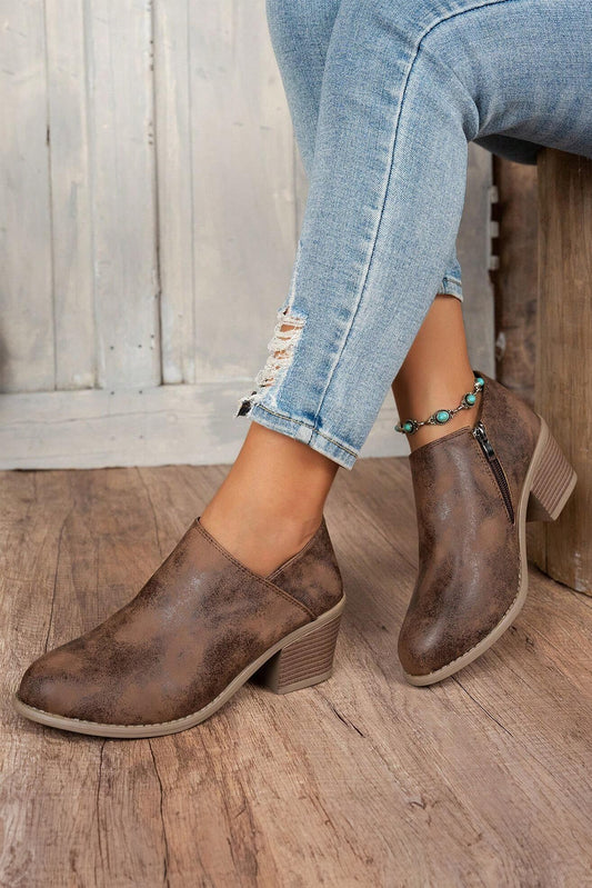 Suede Casual Ankle Booties (multiple colors)