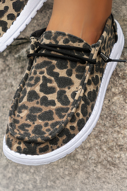 Leopard Canvas Shoes