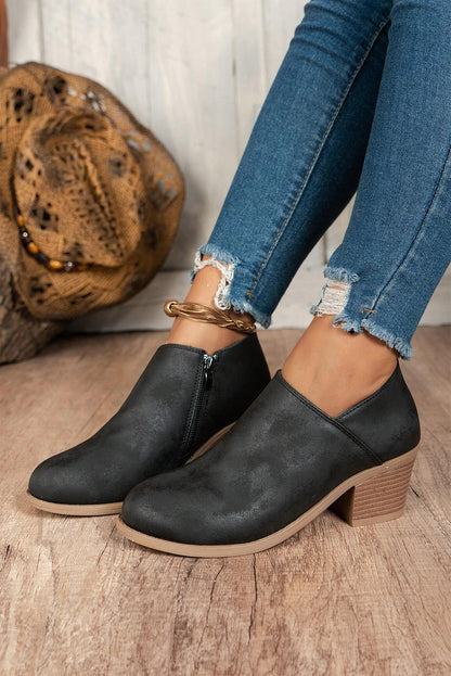 Suede Casual Ankle Booties (multiple colors)