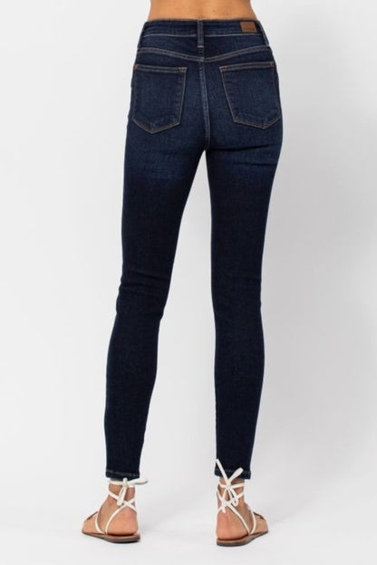 Judy Blue Full Size High Waist Handsand Skinny Jeans (0-24w)