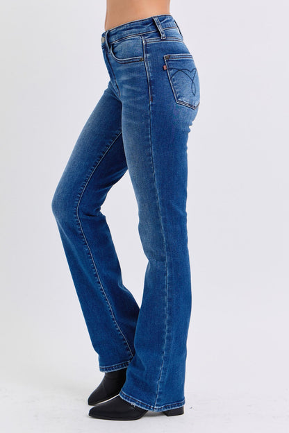 Judy Blue Mid-Rise Bootcut Jeans (0-24w)