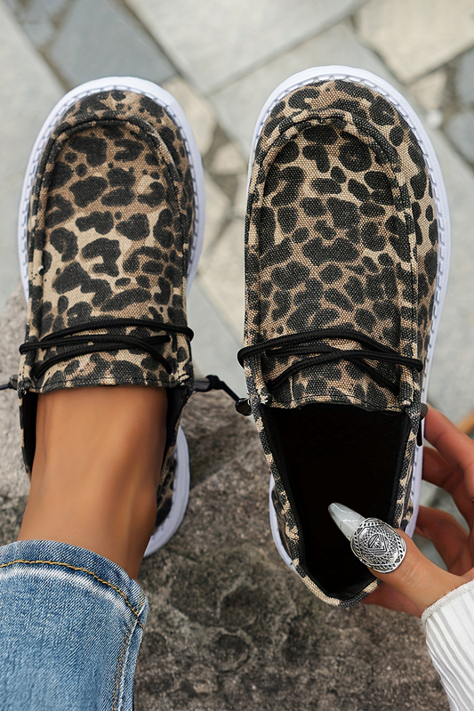 Leopard Canvas Shoes