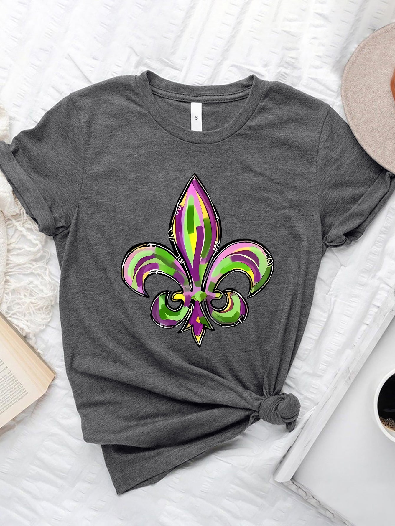 Fleur De Lis Tee (s-2xl, multiple colors)