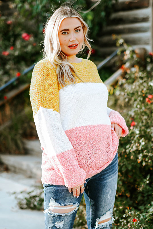 Shanda Block Sweater (plus, 1xl-5xl)