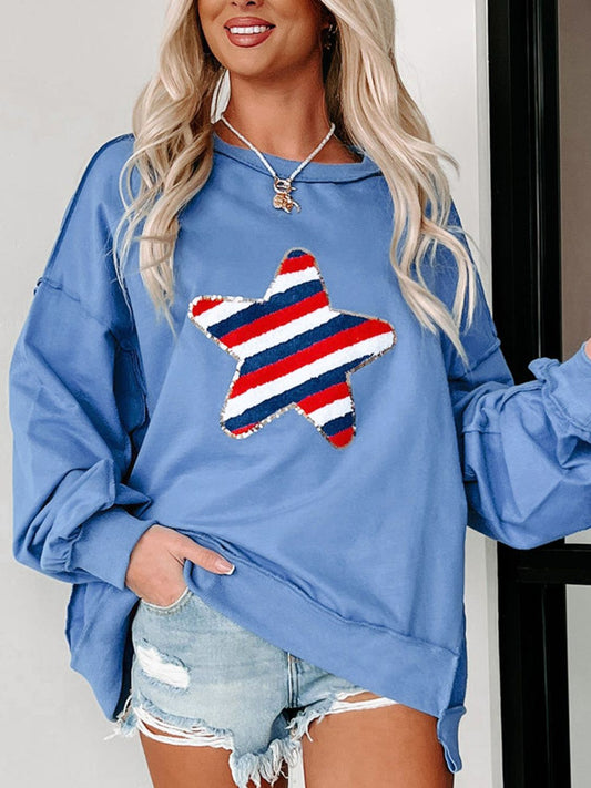 Star Patch Sweatshirt (s-xl)