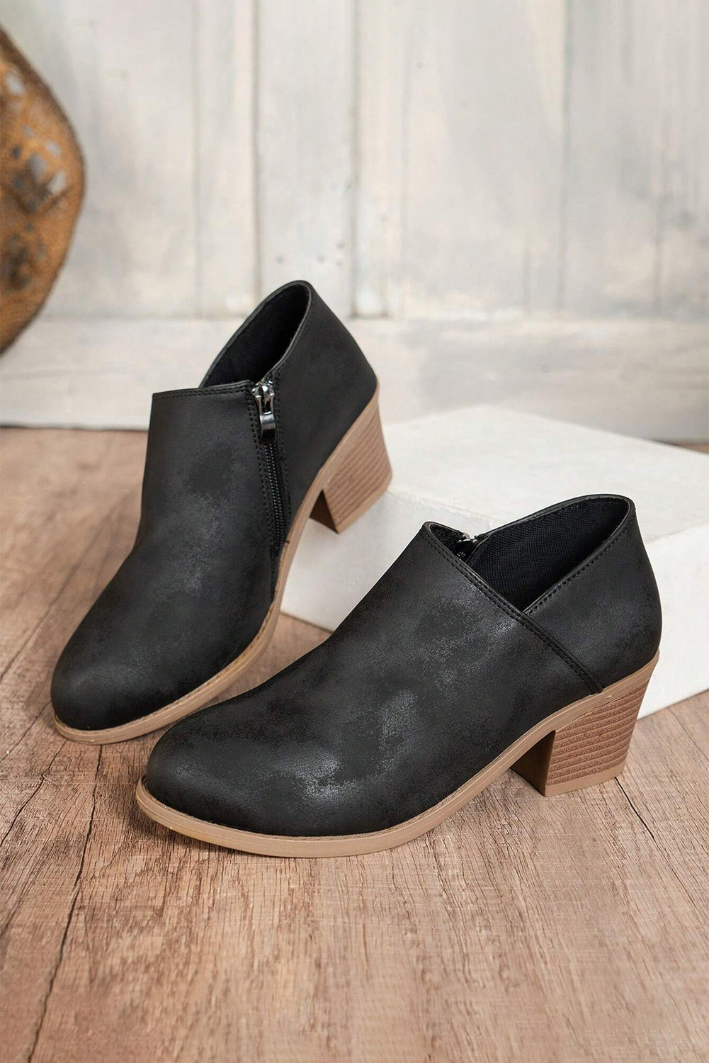 Suede Casual Ankle Booties (multiple colors)