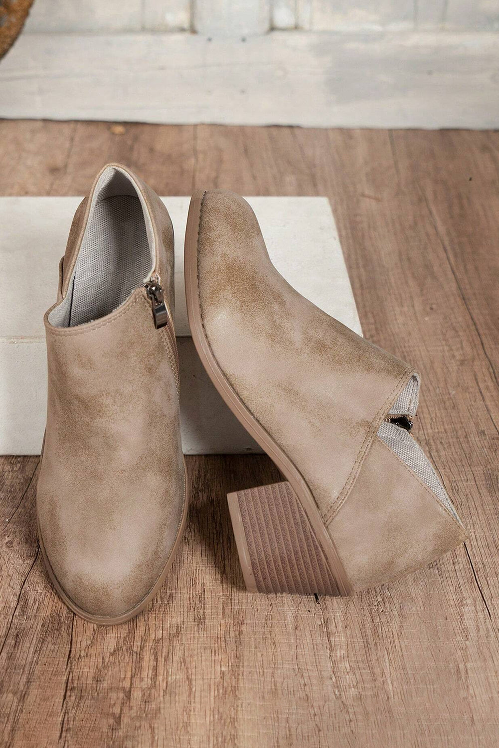 Suede Casual Ankle Booties (multiple colors)