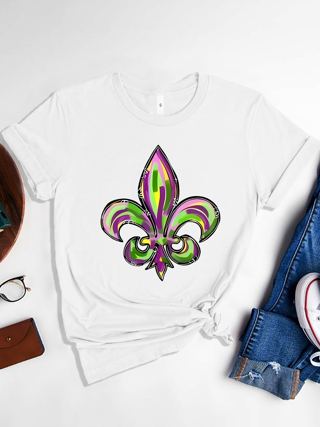 Fleur De Lis Tee (s-2xl, multiple colors)