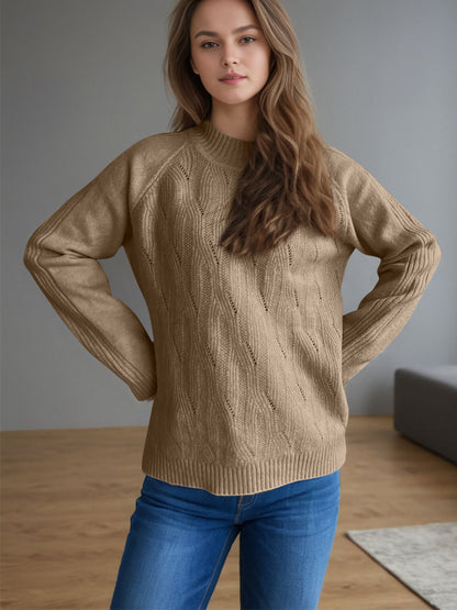 Mel Mock Neck Sweater (OS, multiple colors)