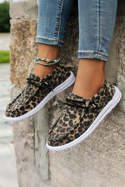 Leopard Canvas Shoes