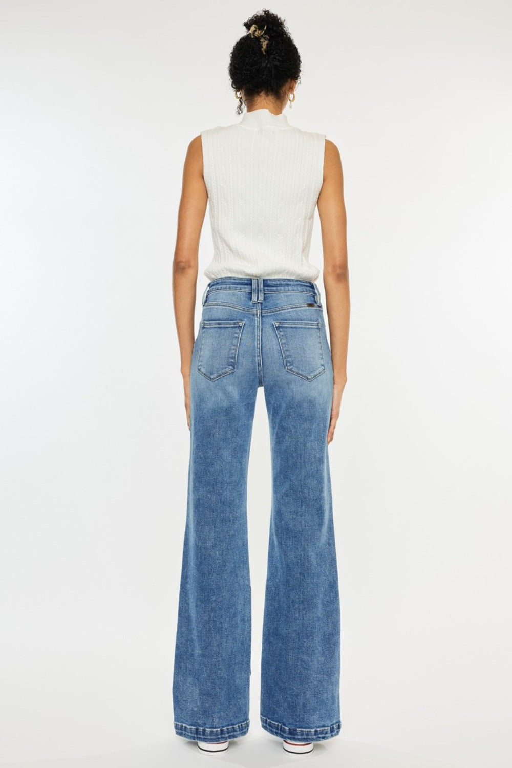 Kancan High Rise Wide Leg Jeans (1-15)