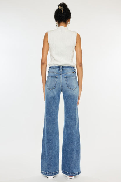 Kancan High Rise Wide Leg Jeans (1-15)