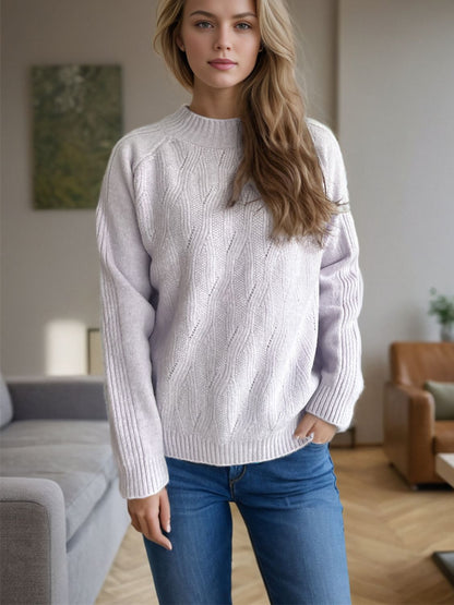 Mel Mock Neck Sweater (OS, multiple colors)