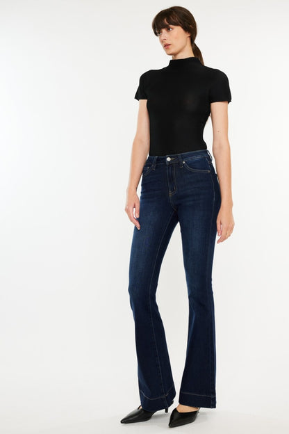 Kancan High Rise Slim Flare Jeans (1-15)