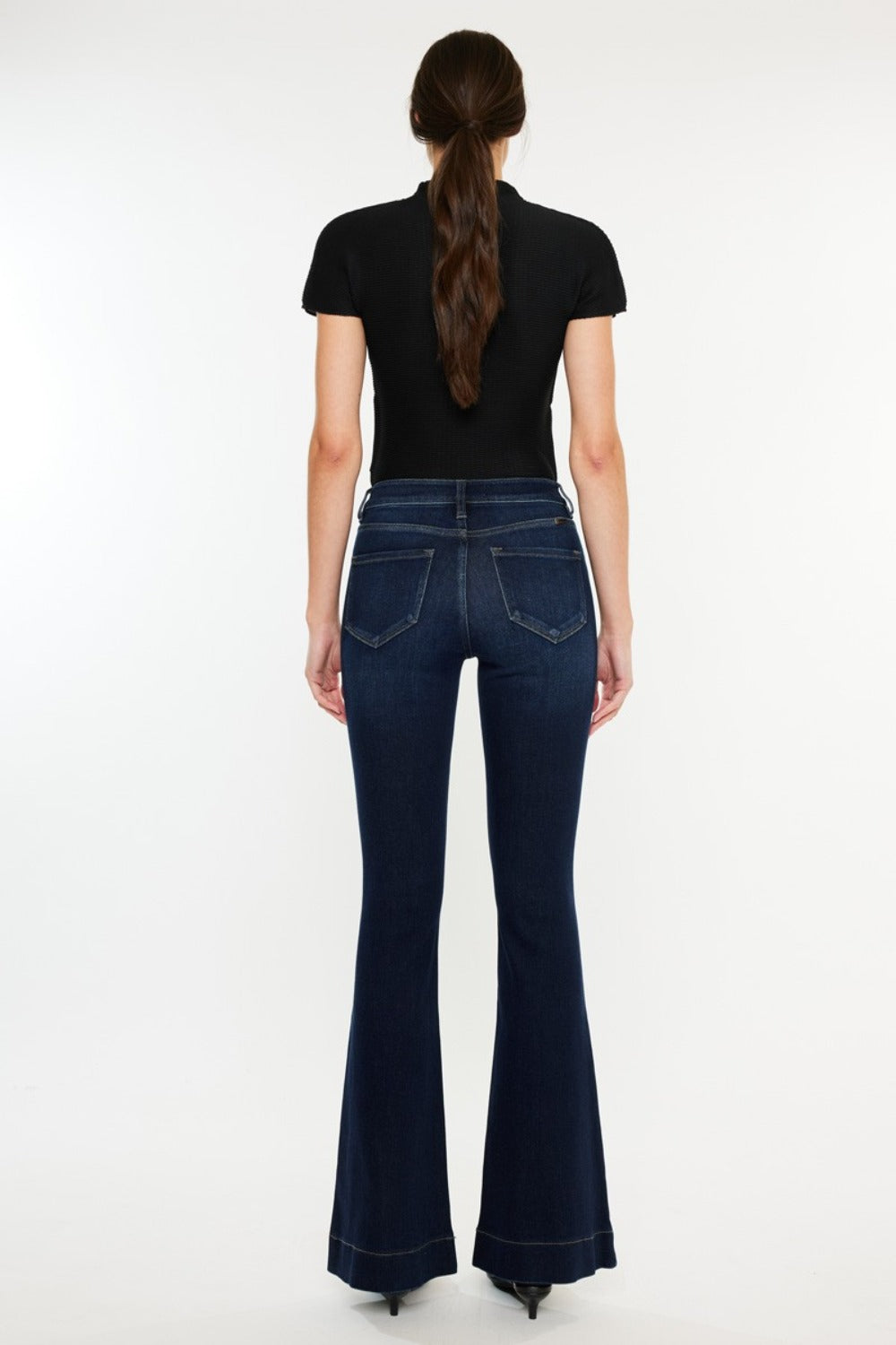 Kancan High Rise Slim Flare Jeans (1-15)