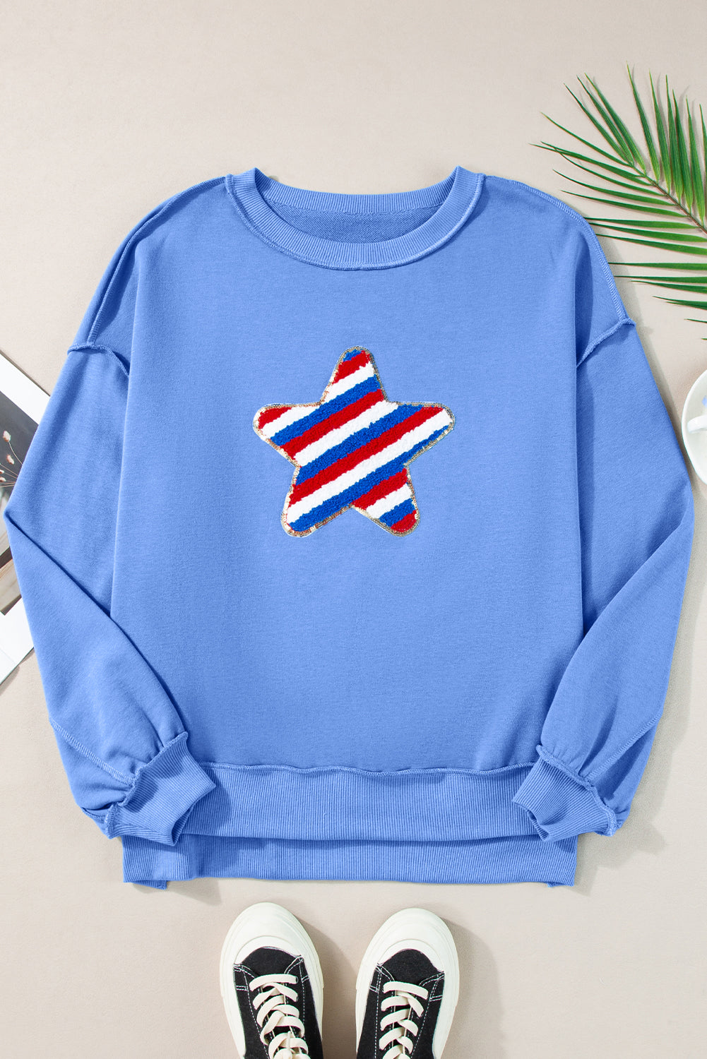 Star Patch Sweatshirt (s-xl)