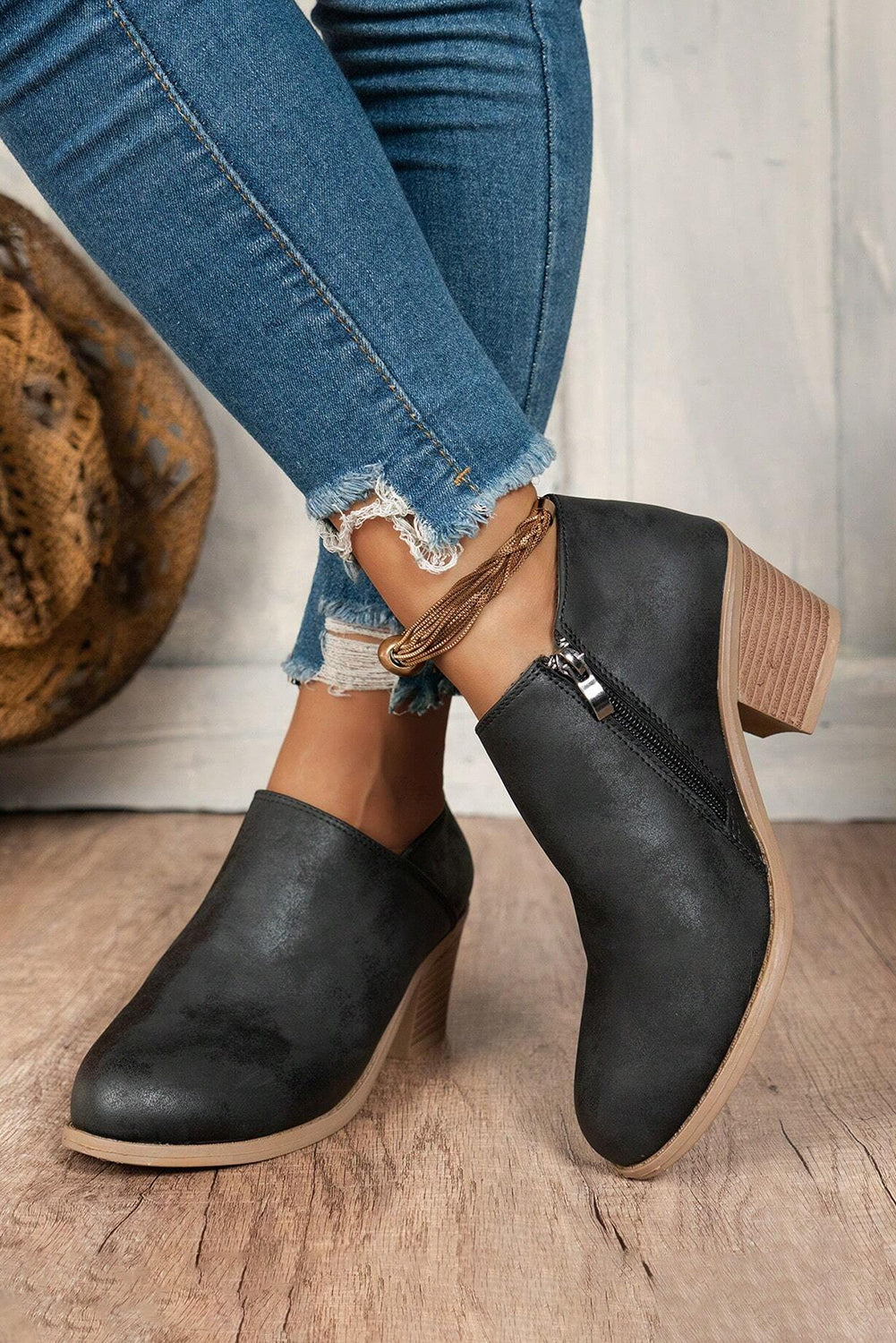 Suede Casual Ankle Booties (multiple colors)