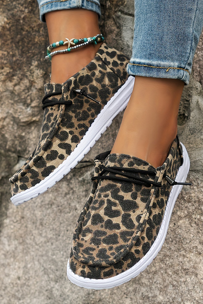 Leopard Canvas Shoes