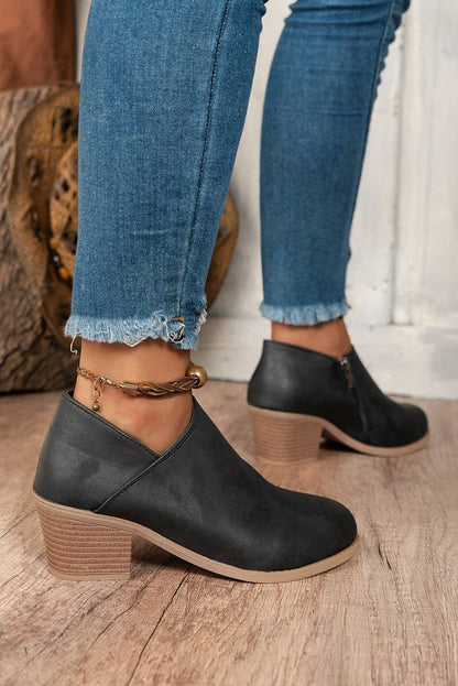 Suede Casual Ankle Booties (multiple colors)