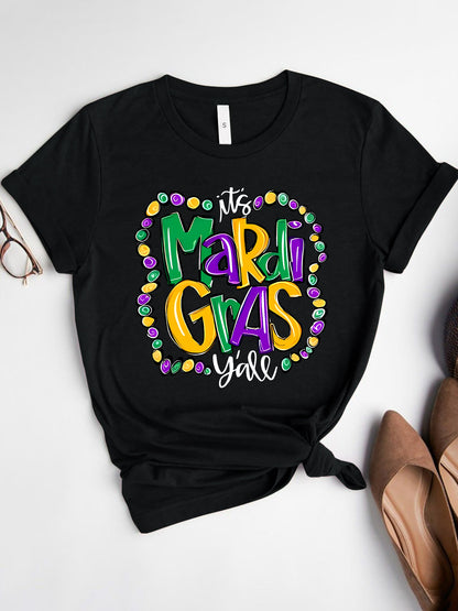 It's Mardi Gras Y'all Tee (s-2xl, multiple colors)