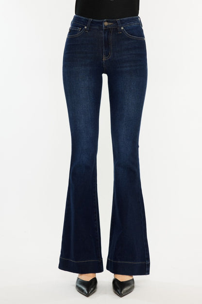 Kancan High Rise Slim Flare Jeans (1-15)