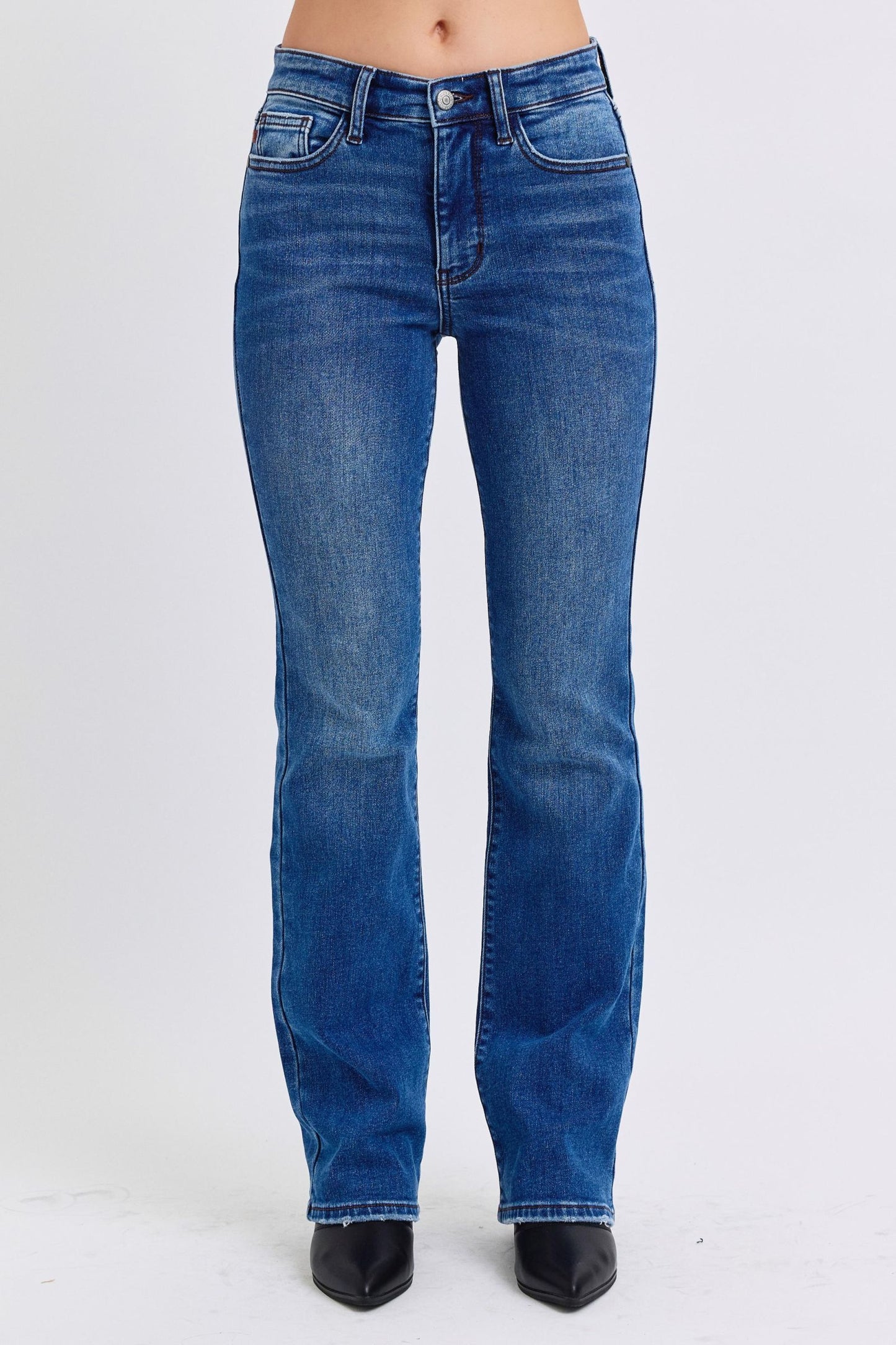 Judy Blue Mid-Rise Bootcut Jeans (0-24w)