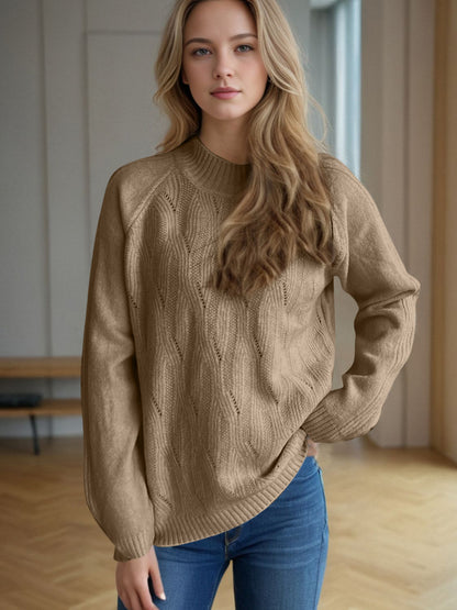 Mel Mock Neck Sweater (OS, multiple colors)