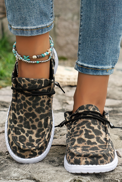 Leopard Canvas Shoes