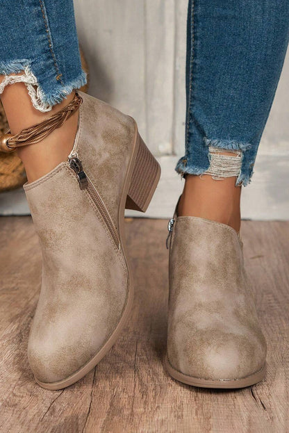 Suede Casual Ankle Booties (multiple colors)