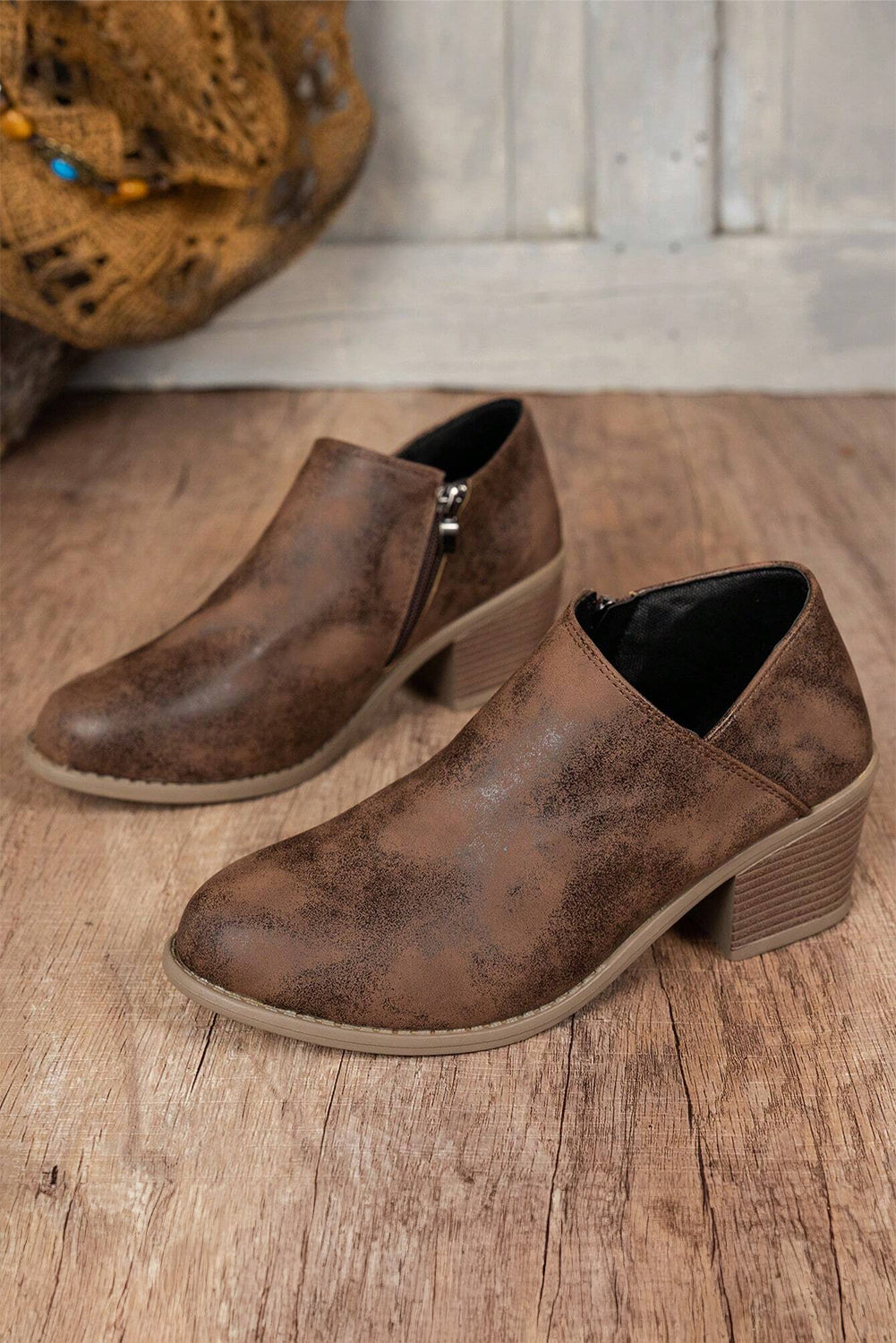 Suede Casual Ankle Booties (multiple colors)