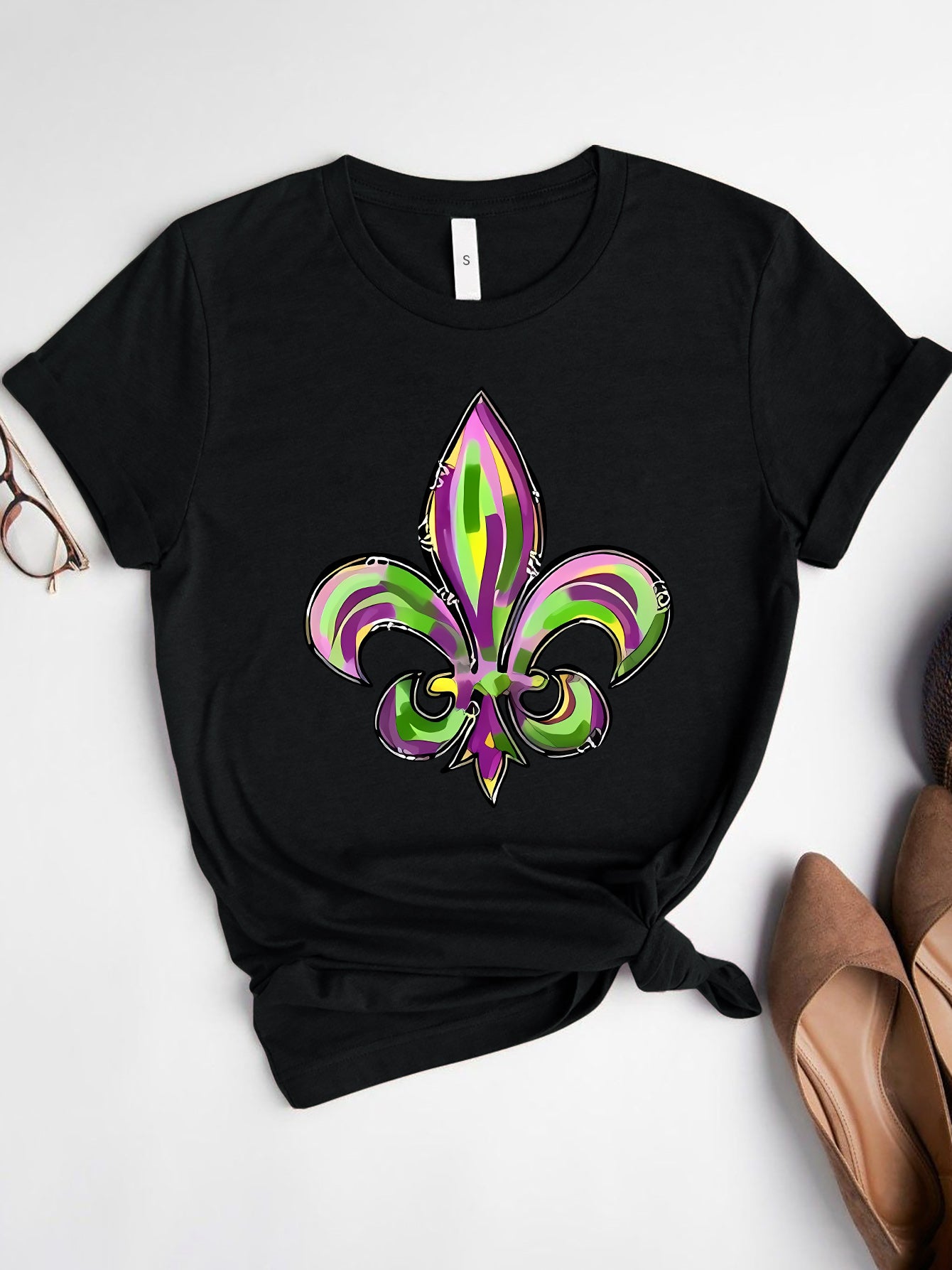 Fleur De Lis Tee (s-2xl, multiple colors)