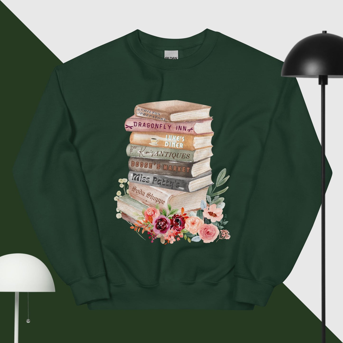 Gilmore Girls Bookstack, Unisex Sweatshirt (s-5xl, multiple colors)