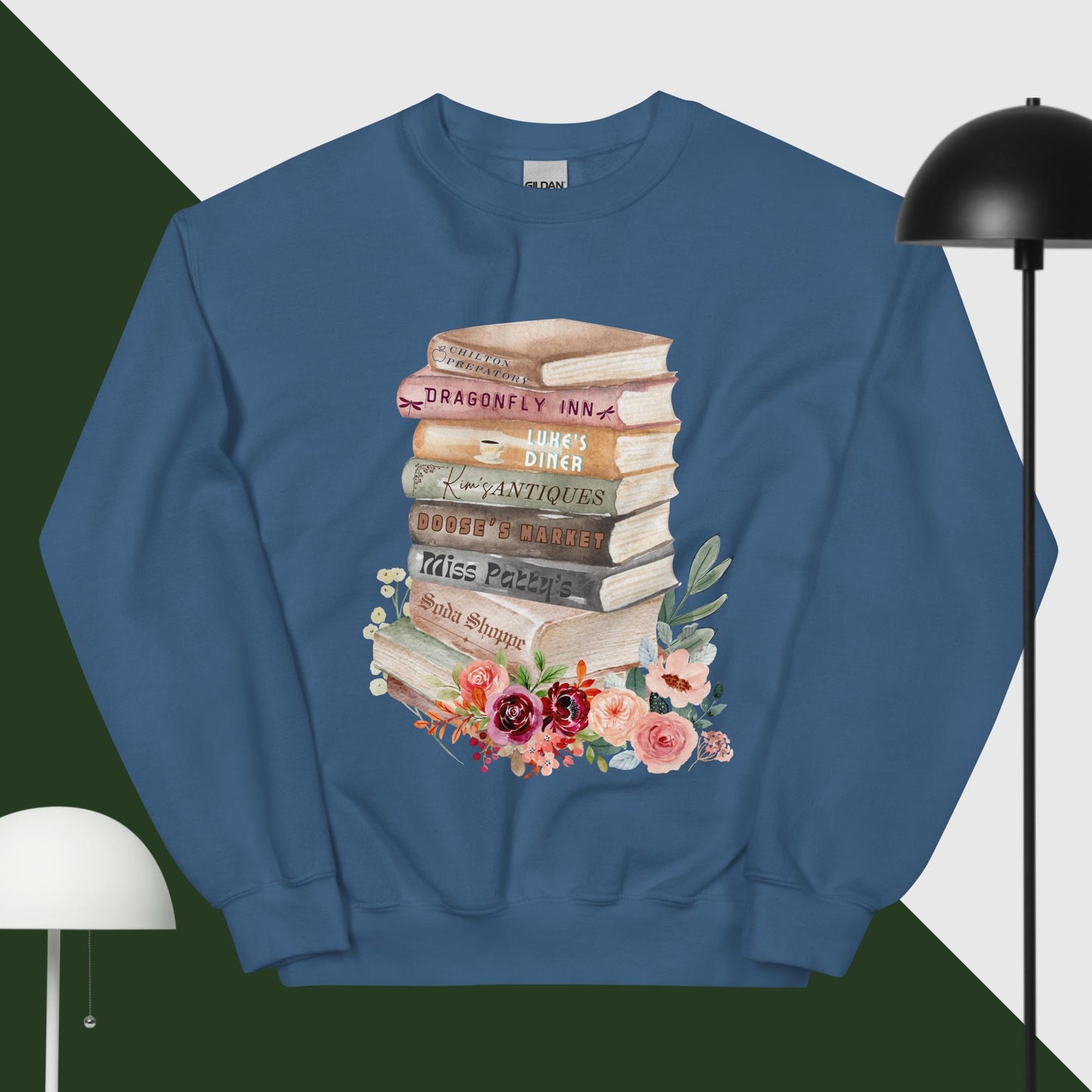 Gilmore Girls Bookstack, Unisex Sweatshirt (s-5xl, multiple colors)