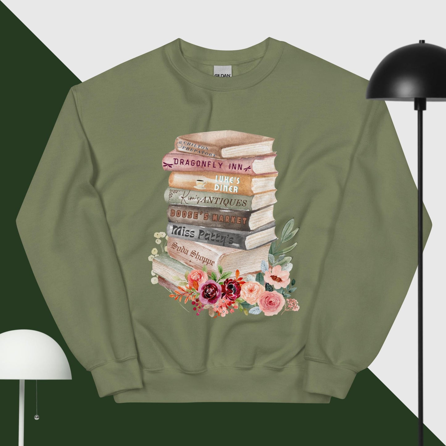 Gilmore Girls Bookstack, Unisex Sweatshirt (s-5xl, multiple colors)