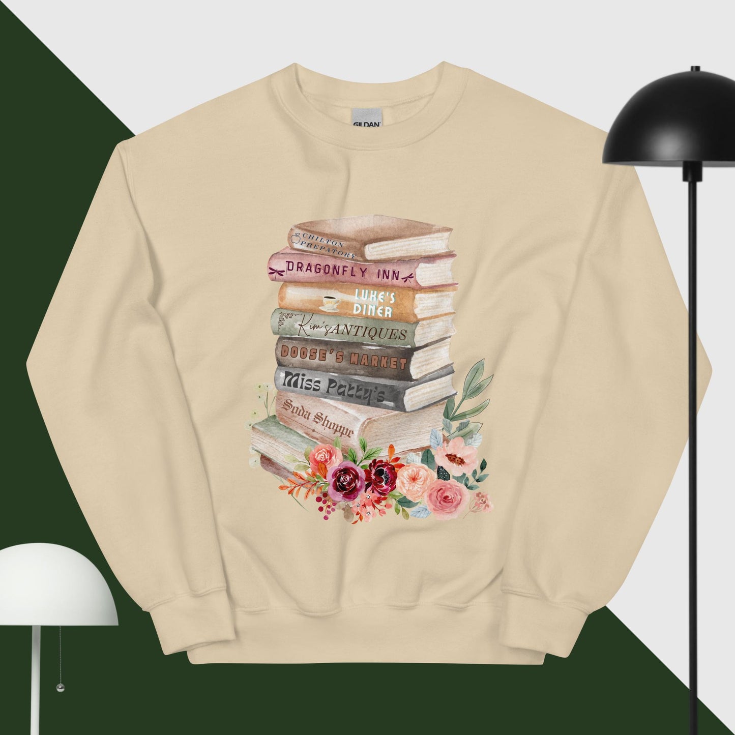 Gilmore Girls Bookstack, Unisex Sweatshirt (s-5xl, multiple colors)